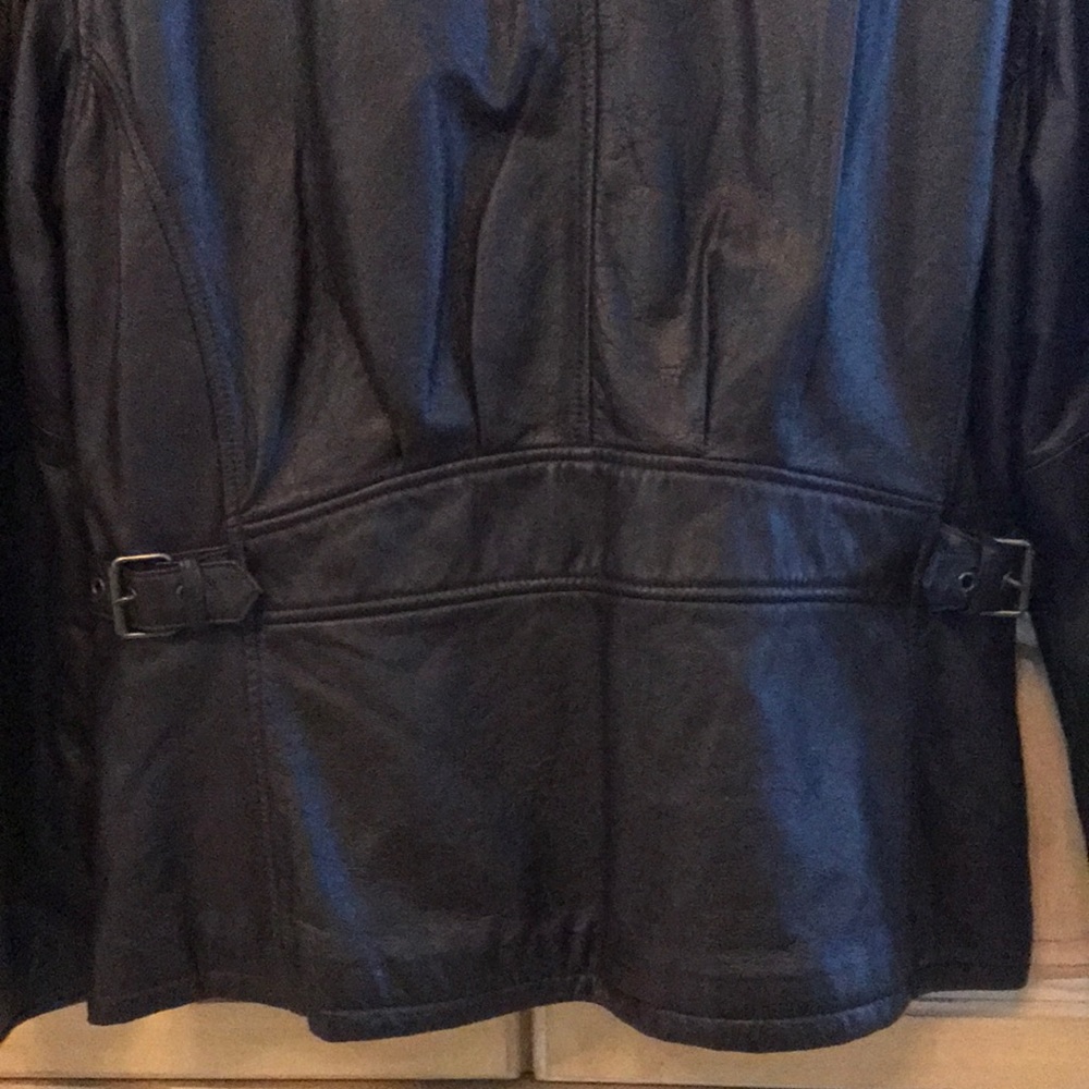 Authentic Leather Jacket / Quilted Lining Ladies … - image 5